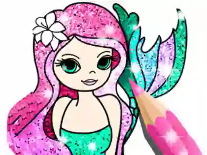 Permainan Coloring Book: Little Mermaid secara online