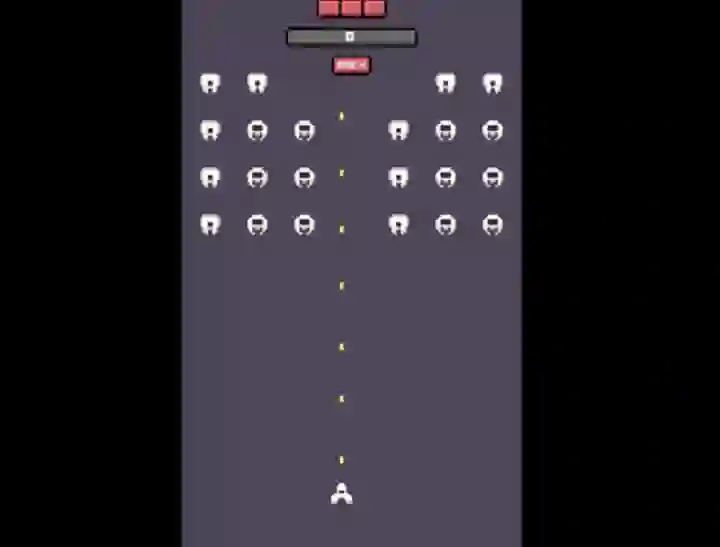 Permainan Space Invasion Arcade secara online
