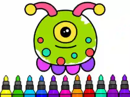 Permainan Coloring Book: Alien secara online