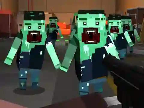 Permainan Blocky Hunter secara online