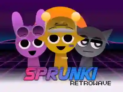 Permainan Sprunki Retrowave secara online