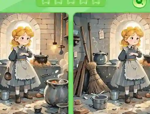 Permainan Find The Differences: Cinderella secara online