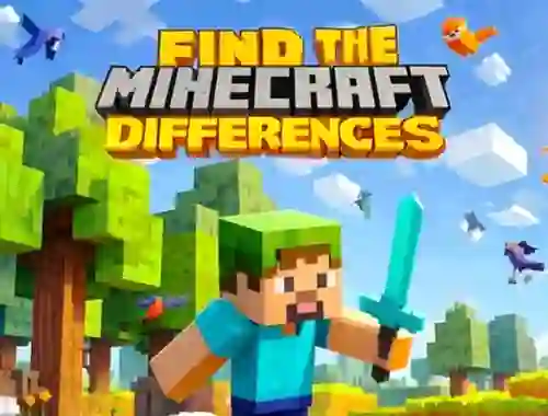 Permainan Find The Differences: Minecraft secara online