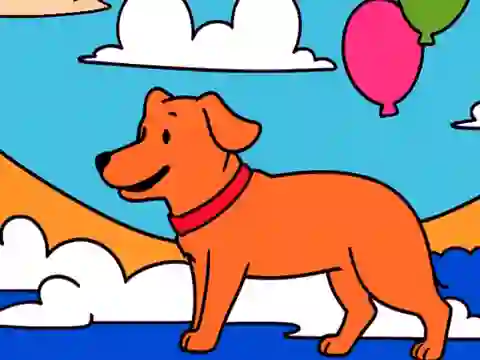 Permainan Color By Code: Yellow Dog secara online