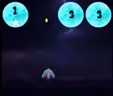 Permainan Space Shooter 2D secara online