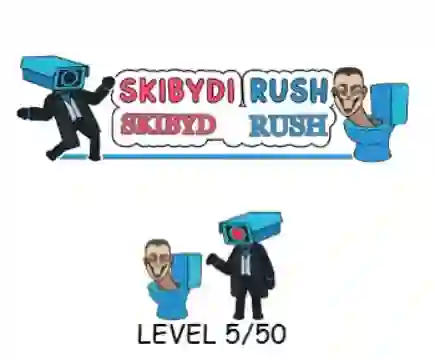 Permainan Skibydi Rush secara online