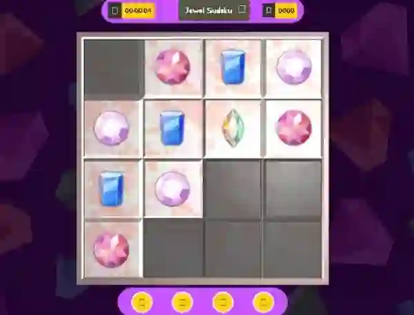 Permainan 3D Jewel Sudoku secara online