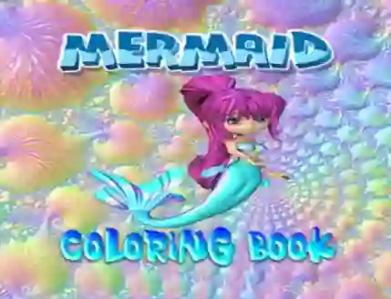 Permainan Mermaid Coloring Book secara online