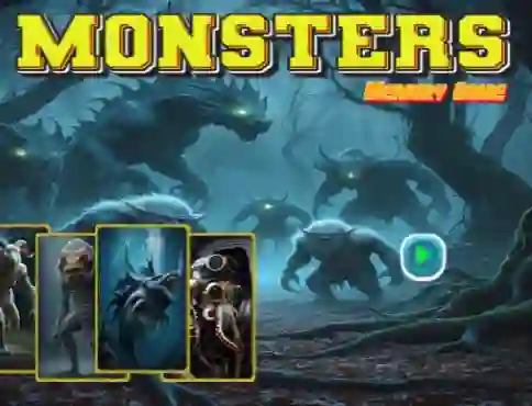 Permainan Monsters Memory Game secara online