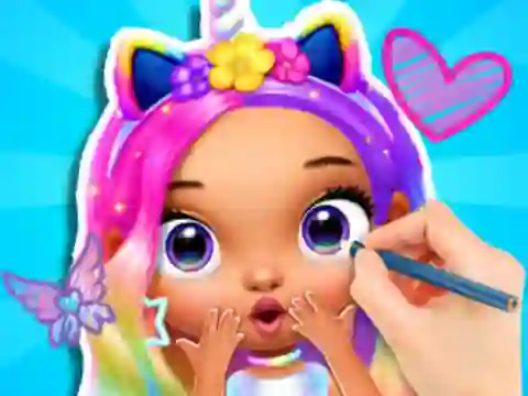 Permainan Coloring Book: Fashion Barbie Princess secara online