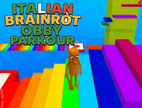 Permainan Italian Brainrot Obby Parkour secara online
