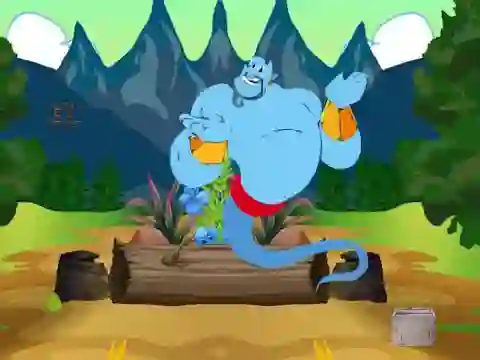 Permainan Escape From Wonder Genie Land secara online