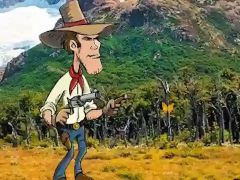 Permainan Cowboy Discovers Fortune Pot secara online