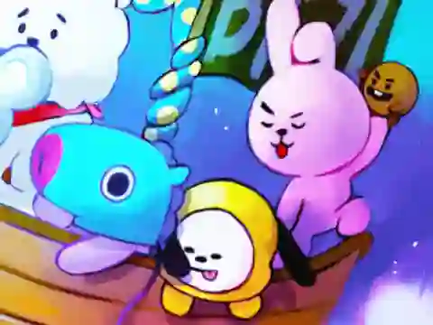 Permainan Jigsaw Puzzle: BT21 Friends secara online