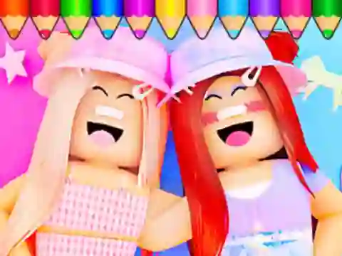 Permainan Coloring Book: Roblox Bestie secara online