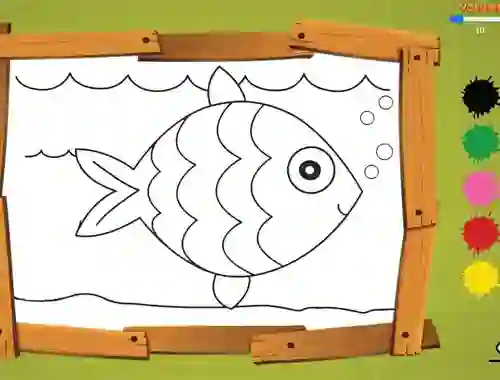Permainan Kids Colour Game secara online
