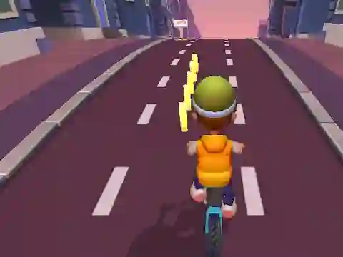 Permainan Paper Boy Race Running Game secara online