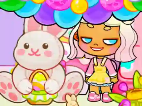 Permainan Jigsaw Puzzle: Avatar World Easter Party secara online