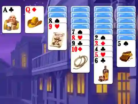 Permainan Solitaire Reverse secara online