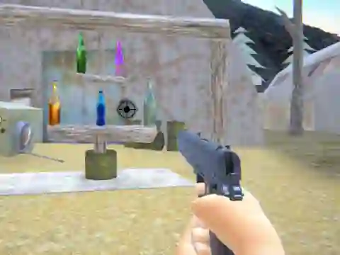 Permainan Bottle Shooter 3d secara online