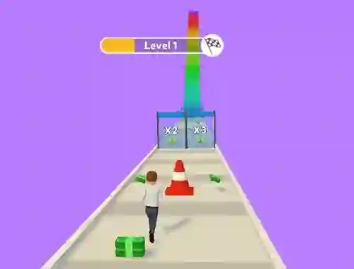 Permainan Money Stack Run 3D secara online