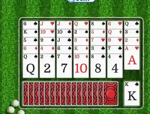 Permainan Golf Solitaire secara online