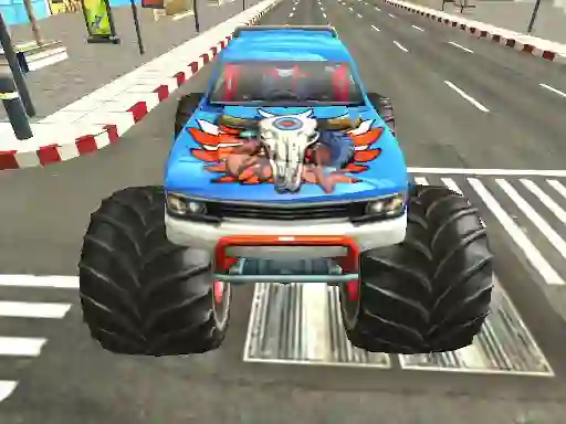 Permainan Monster Truck City Parking secara online
