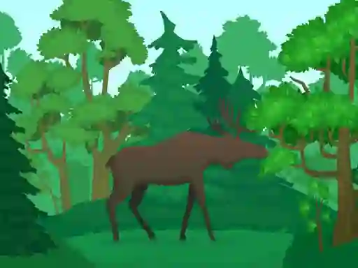 Permainan Wild Animals Coloring secara online