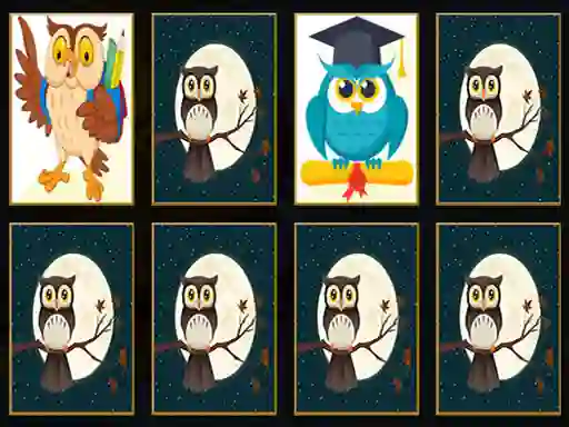 Permainan Cute Owl Memory secara online