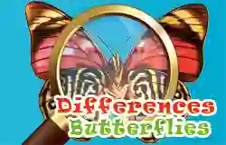 Permainan Differences Butterflies secara online