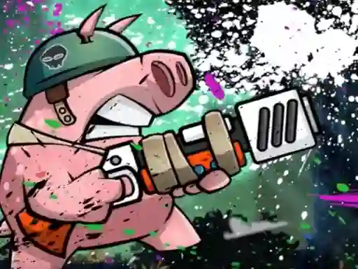 Permainan Piggy Soldier Super Adventure secara online