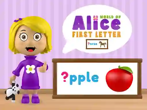 Permainan World of Alice First Letter secara online