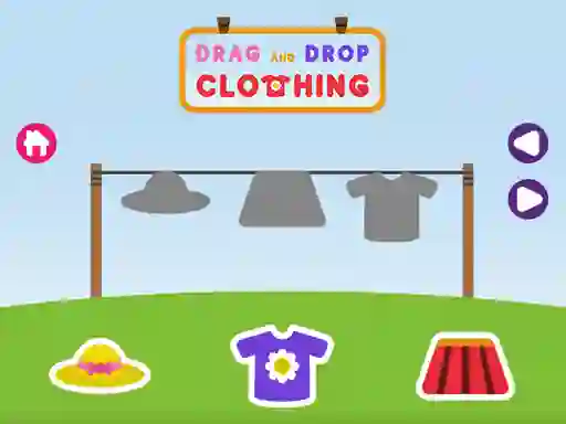 Permainan Drag and Drop Clothing secara online