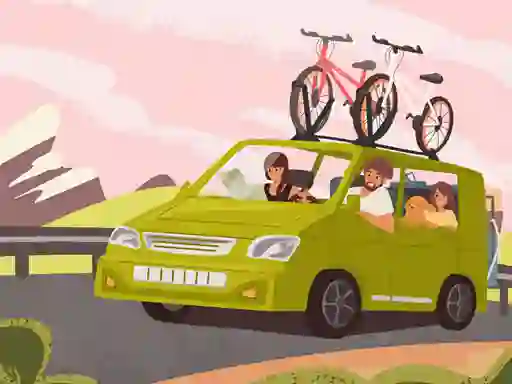Permainan Family Travelling Jigsaw secara online
