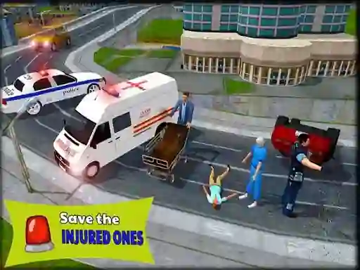 Permainan Ambulance Rescue Driver Simulator 2018 secara online