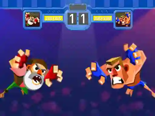 Permainan Wrestling King secara online