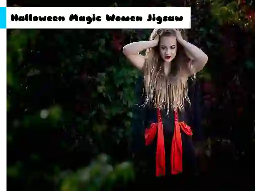 Permainan Halloween Magic Women Jigsaw secara online