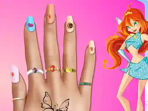 Permainan Winx Nail Makeover secara online