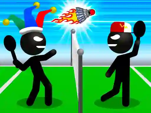 Permainan Stickman Sports Badminton secara online