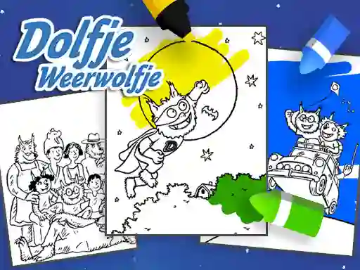 Permainan Coloring Alfie The Werewolf secara online