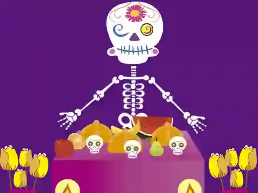Permainan Skeleton party hidden secara online