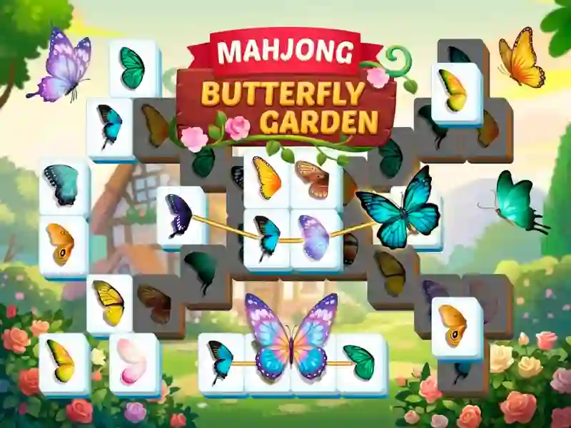 Permainan Mahjong Butterfly Garden secara online