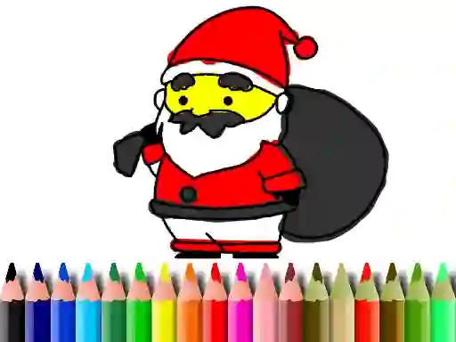 Permainan Back To School: Santa Claus Coloring secara online