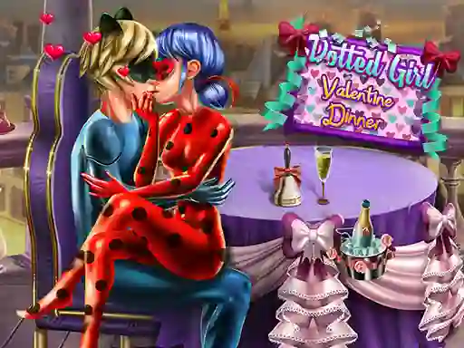 Permainan Dotted Girl Valentine Dinner secara online