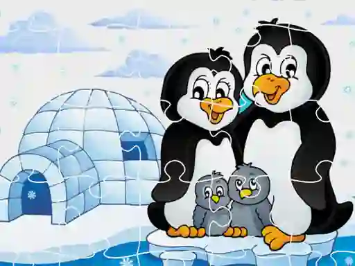 Permainan Penguins Jigsaw secara online