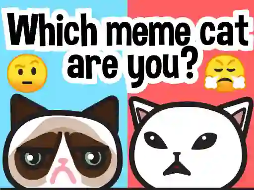 Permainan Which Meme Cat Are You? secara online