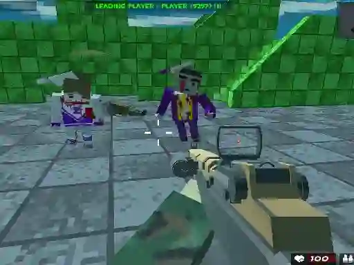 Permainan Survival Shooting Xtreme Crazy Pixel Combat secara online