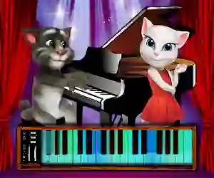 Permainan Talking Tom Piano Time secara online