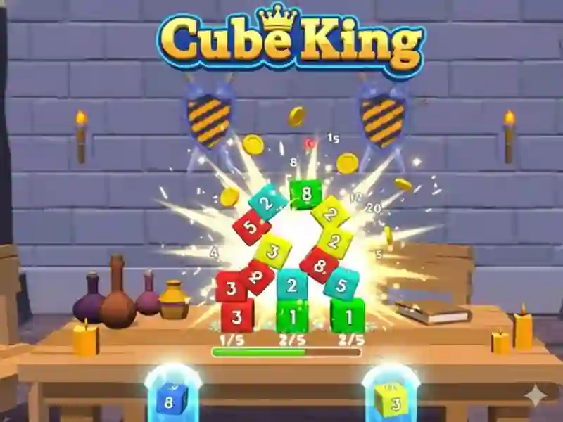 Permainan Cubes King secara online