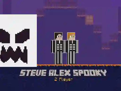 Permainan Steve Alex Spooky 2 Player secara online